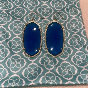 Kendra Scott Good and Blue Danielle Earrings Large